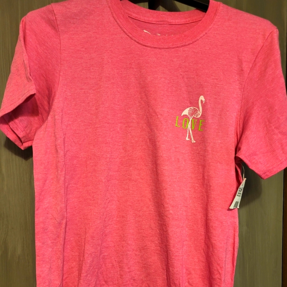 Sea World T-shirt Flamingo, Junior Small